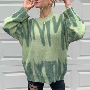 VRG GRL green sweater